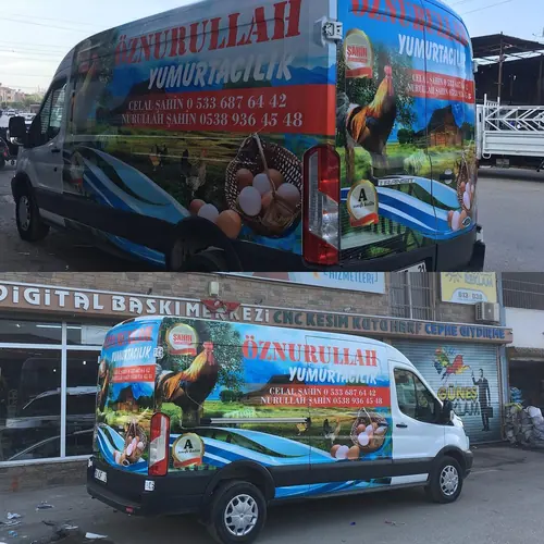 Araç giydirme — Güneş Reklam İskenderun