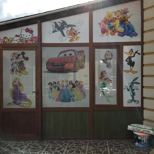 Duvar çizgi film grafiği — Güneş Reklam İskenderun