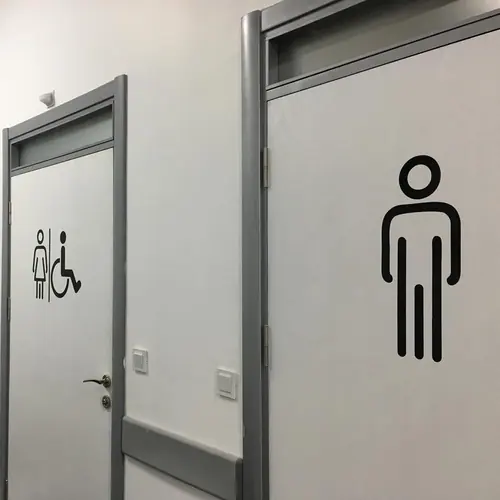 WC piktogram yönlendirme — Güneş Reklam İskenderun