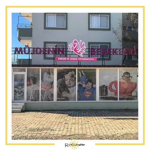 Cephe tabela ve cam folyo — Güneş Reklam İskenderun
