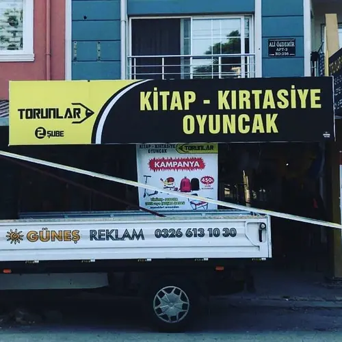 Cephe branda tabela — Güneş Reklam İskenderun